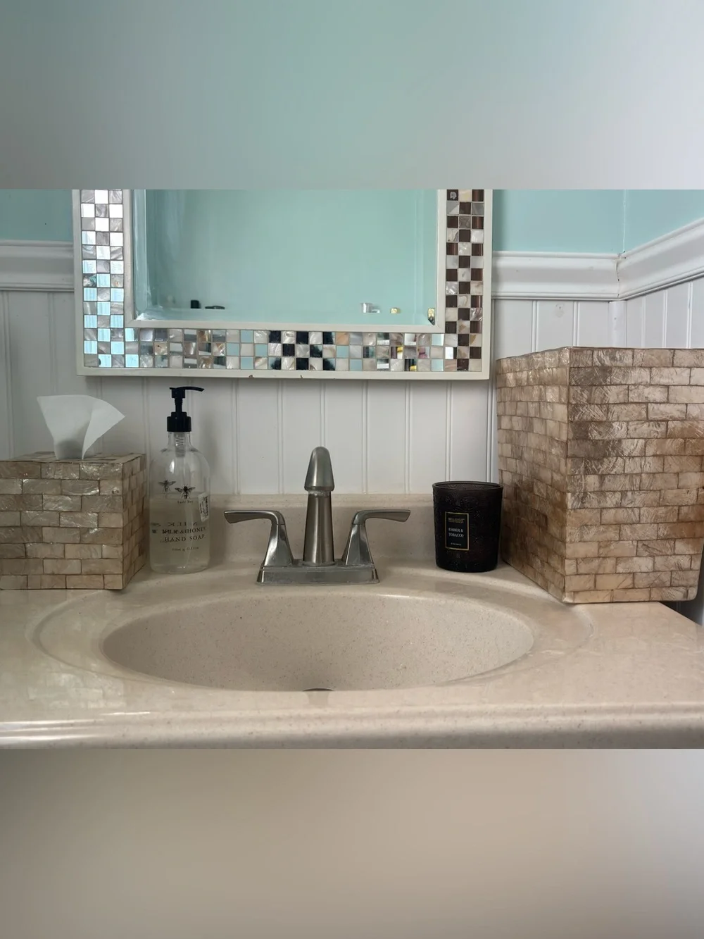 Authentic Labrazel Capiz Shell 2-Piece Bathroom Vanity Set
